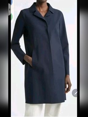 Herno Snap Front Performance Scuba Knit Coat    Size 12 US(48 IT)   1115$